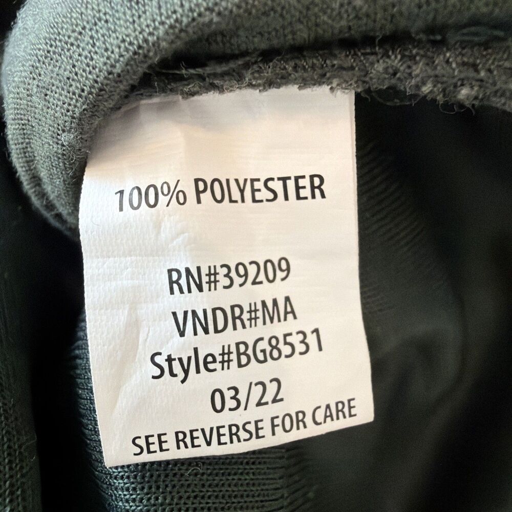 Burnside Men's Sz L Performance Jogger Pants Olive Green Army Zip Pocket BG8531 - Picture 10 of 16